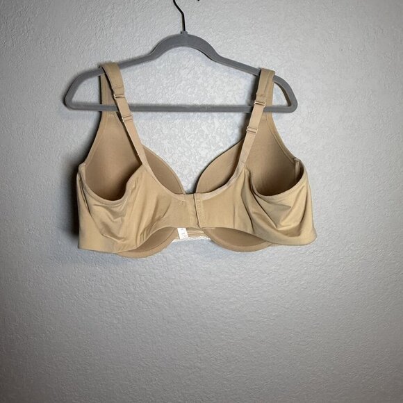 Light Beige Cacique Full Coverage Underwire Bra 50D With Lace Detail - Picture 4 of 6